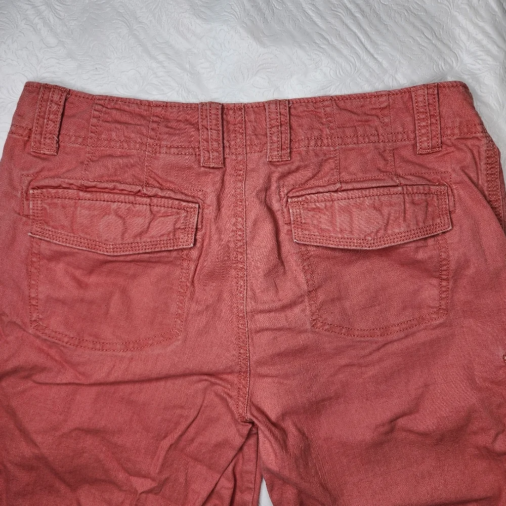 Eddie Bauer Cargo Shorts Mid Rise 100% Cotton Women's Size 4